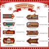 Harloon 18 Pcs Circus Party Signs Halloween Circus Sign Decor Circus Carnival Posters Circus Theme Cutouts Vintage Circus Party Decoration for