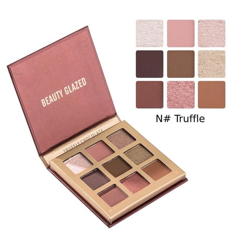BEAUTY GLAZED - 9-Color Chocolate Eyeshadow Palette - 5 Types
