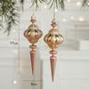 2PCS Red&white Christmas Hanging Decoration Plastic Santa Clause Christmas Tree Ornament Festival Party Supplies Xmas Baubles