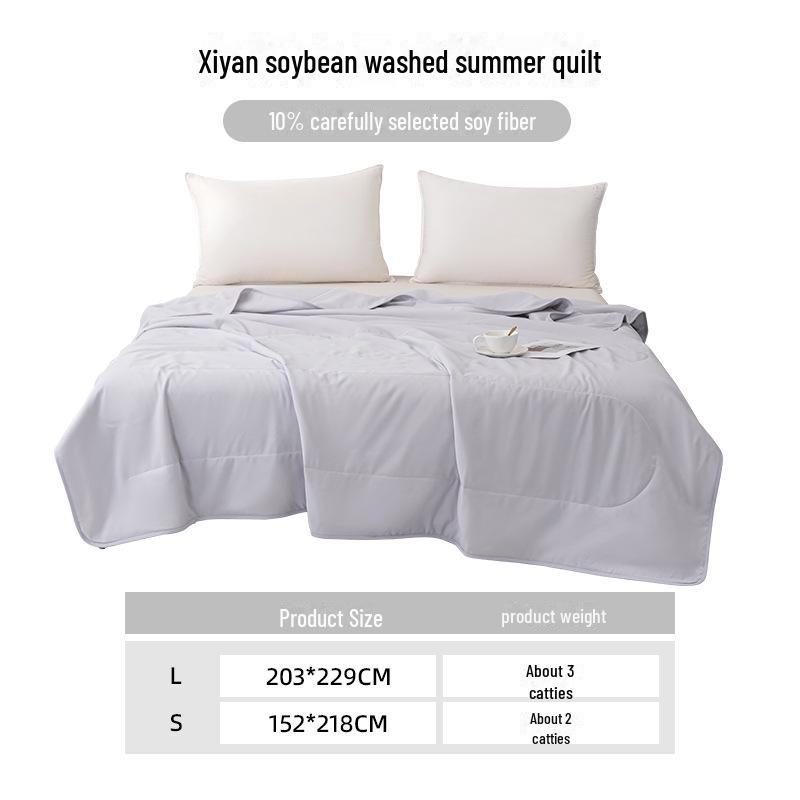 

Enterprise приобретает новое летнее одеяло из соевого волокна от Duo Xi Ai Mei Mian Kang — легкое, пригодное для машинной стирки, идеально подходящее для использования с кондиционером. Small (152*218cm)