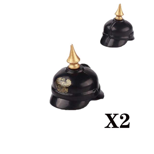 MOC Figure Soldato Città Casco Blocchi da Costruzione Accessori Cappellino da Baseball Sci Cappello da Strega Cowboy Ufficiale USA Bandito Mattoncino Giocattolo Regalo J022