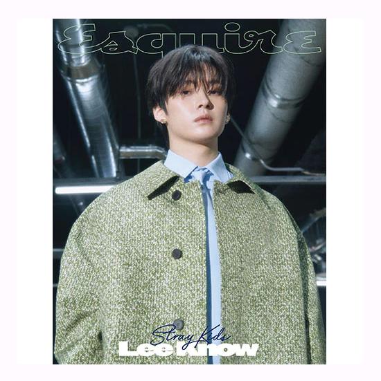 ESQUIRE Korea 2025 August Stray Kids Lee Know, Lee Jinwook & Jung Chaeyeon KPOP