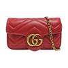[Usato] Borsa a tracolla mini GG Marmont in pelle trapuntata con logo in metallo vintage - Buono #1DJ3MT6