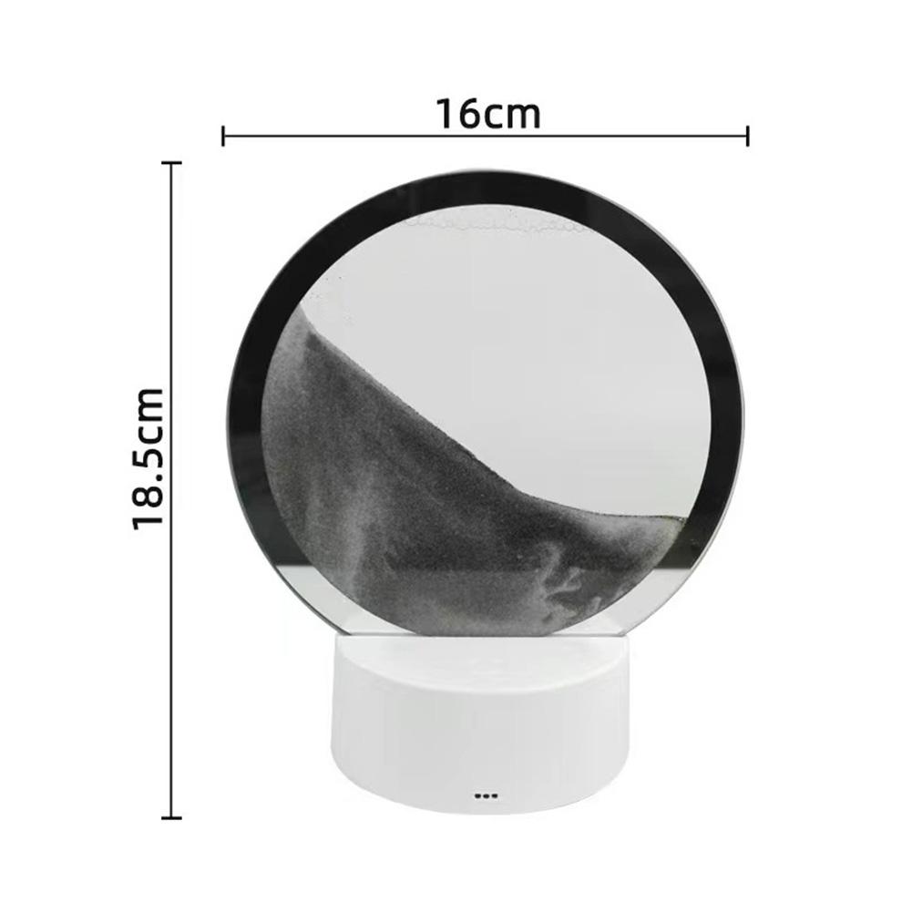 Malerei Quicksand Tischlampe Sand 3D Glaslandschaft