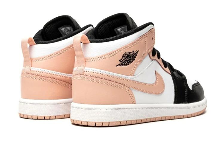 Jordan 1 Mid Arctic Orange Black Toe (PS)