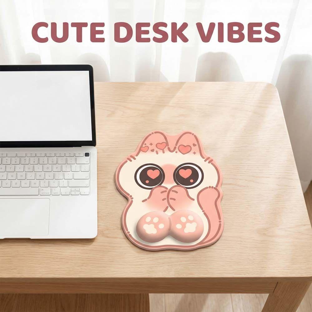 Cartoon Cat Large Mouse Mat Hand Guard Kawaii Cat Mouse Pad Black Cat Mouse Pads Office Desk