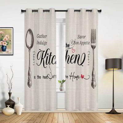 Outil de Cuisine Cuillère Rideaux de Fenêtre pour Salon Rideau de Chambre à Coucher de Luxe Stores de Cuisine Rideaux Draps