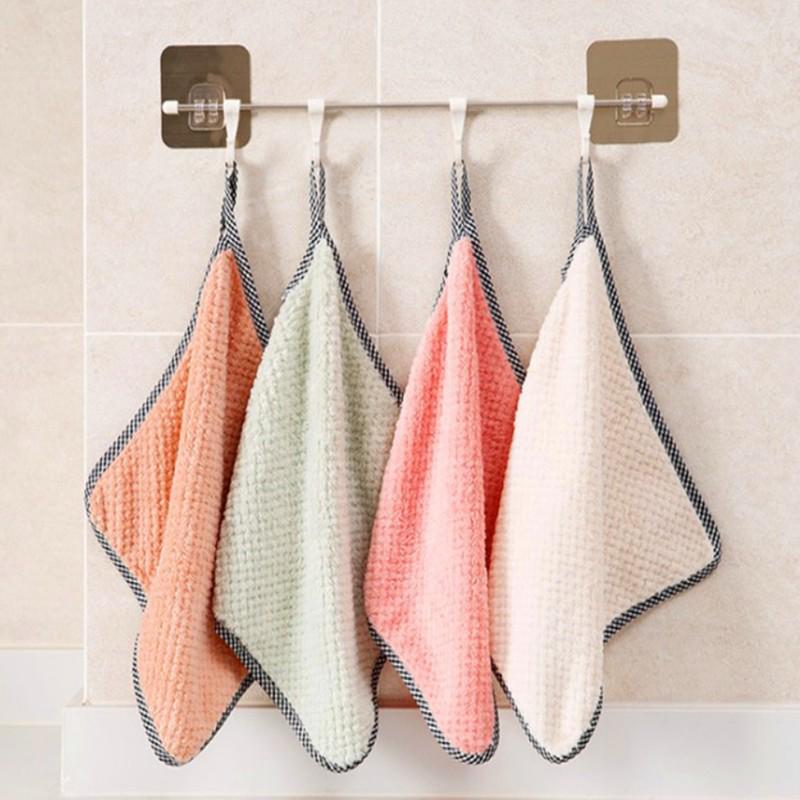 Rainbow Pure Cotton Oil-Repellent Dishwashing Cloth – Highly Absorbent, Easy to Clean, Non-Oily, Multipurpose Kitchen Towel