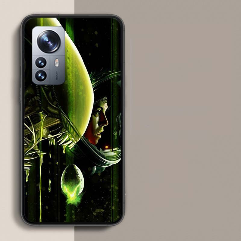 COOLE A-Alien Xenomorph Handyhülle Für Redmi Note 15 Pro 5G 14 13 12 Pro Plus 11 11T 11E 11S 10 Pro 10S 9 9S Hülle Handy Klar mit