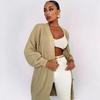 Svetrový kabát Dámský Jednobarevný Ležérní Kardigan Volný Úplet Knoflíkový Kardigan Pohodlný Všestranný a Módní