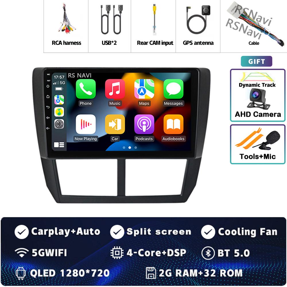 

Android 14 Carplay Автомагнитола для Subaru Forester 3 SH 2007-2013 для Impreza GH GE 2 Din Мультимедийный проигрыватель 2din Головное устройство 4G