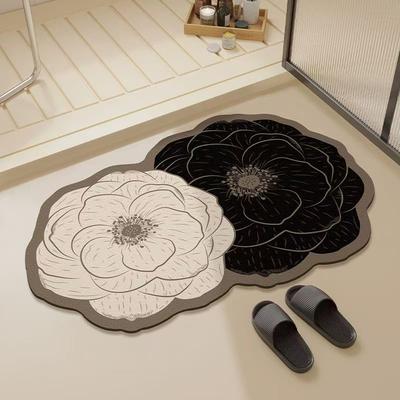 Bathroom Absorbent Diatom Mud Toilet Non-slip Doormat Toilet Toilet Floor Mat Toilet