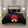 I-Itachi U-Uchiha N-Naruto Anime Duvet Cover Bedding Set 3pcs Lightweight Microfiber Boys Girls Room Decor EU 135x200 155x220 200x200, US UK AU Sizes