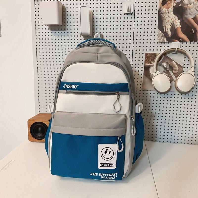Schoolbag Female Korean Version Harajuku Backpack Campus Style Junior High School Student Schoolbag Female Simple Large-capacity Backpack
