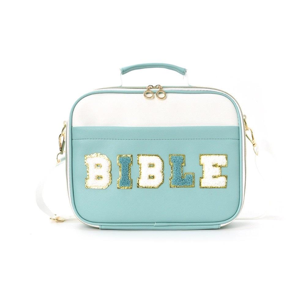 

Portable Bible Cover Case Large-capacity Dustproof Bible Carrying Bags with Shoulder Strap Multilayer Book Storage Bag Women