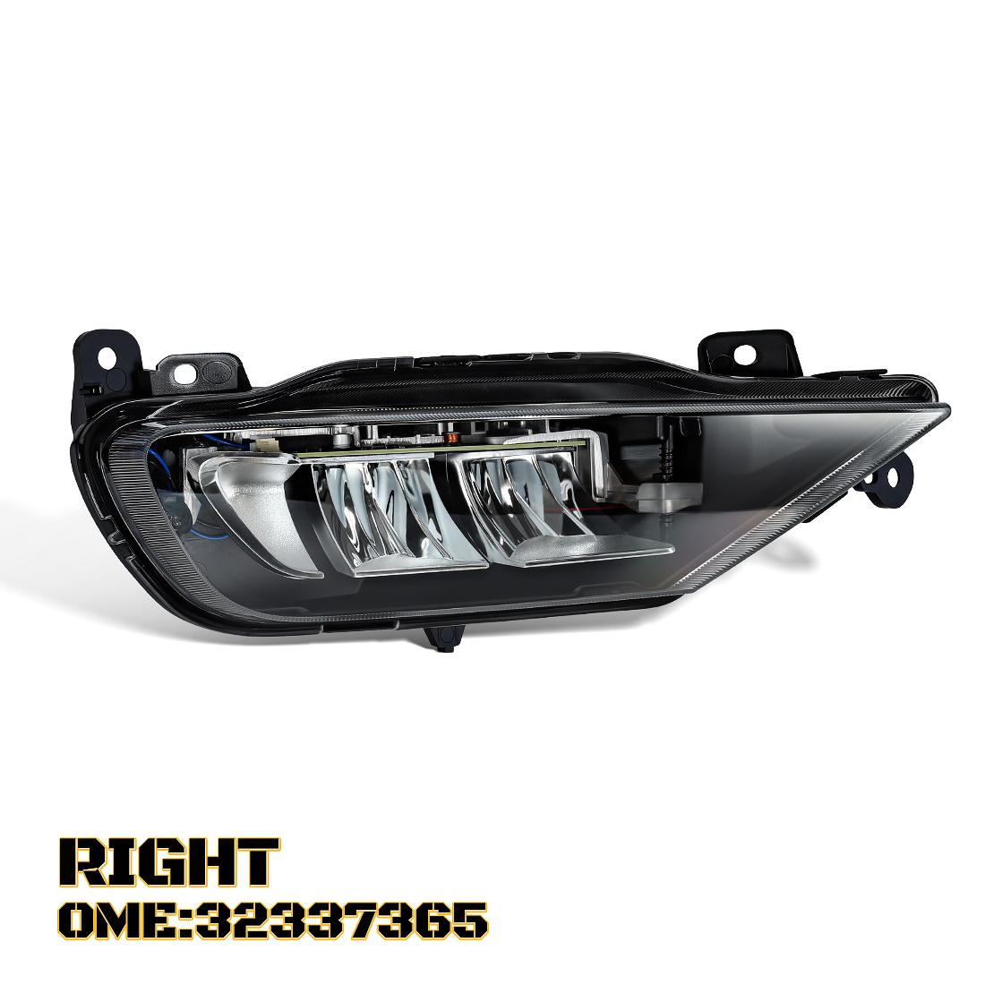 

Frameless Fog Lamp For Volvo XC60 XC90 S90 V90 2018-2025 Daytime Running Light LED Front Fog Driving Light 32337364 32337365 12V Only 1 Right