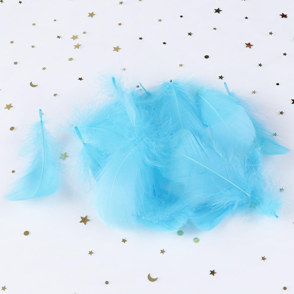 50PCS 5-12cm Natural Goose Feathers Bulk for DIY Crafts Wedding Costume Hair Accessories Party Decorations