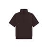 Fear of God Essentials Seal 3/4 Half Zip Sweatshirt 'Dark Brown' Unisex 125BT224095F