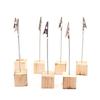 20 Pieces Name Card Holder with Clip Photo Holder Place Card Holder Photo Stand Memo Holder for Business Cards