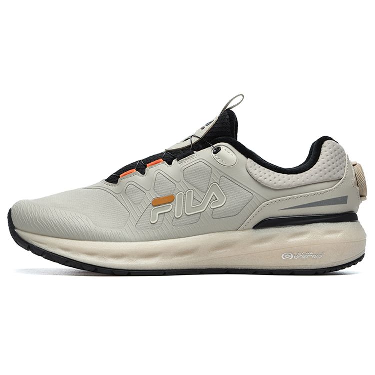 Fila Boa Simple Professional Sports Fleece Fabric TPU Low-Top Marathon Running Shoes Men Sneaker Dove-Yellow A12M212210FPB