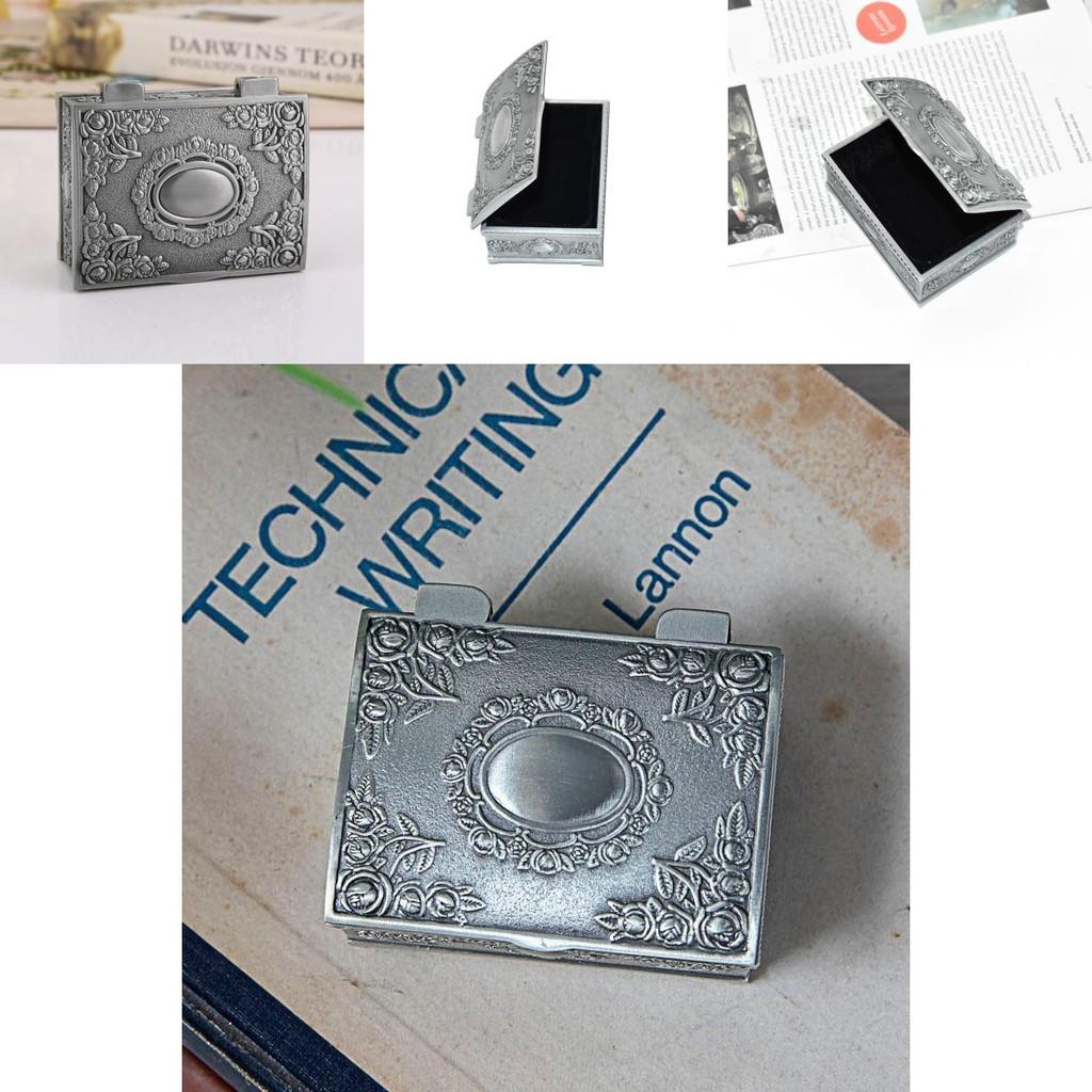 Decorative Square Jewelry Organizer Box For Rings Earrings Necklaces Wedding Gifts