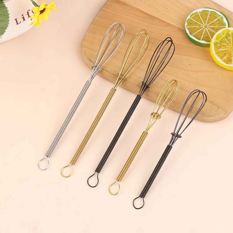 Mini Edelstahl Schneebesen Eierschläger Wisk Manuell Ballon Drahtschneebesen Milch Mischen
