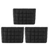 Quilted Makeup Bag Puffy Makeup Organizer Storage Bag with Zipper Cosmetic Organizer Case Solid Color Cosmetic Bag for Women