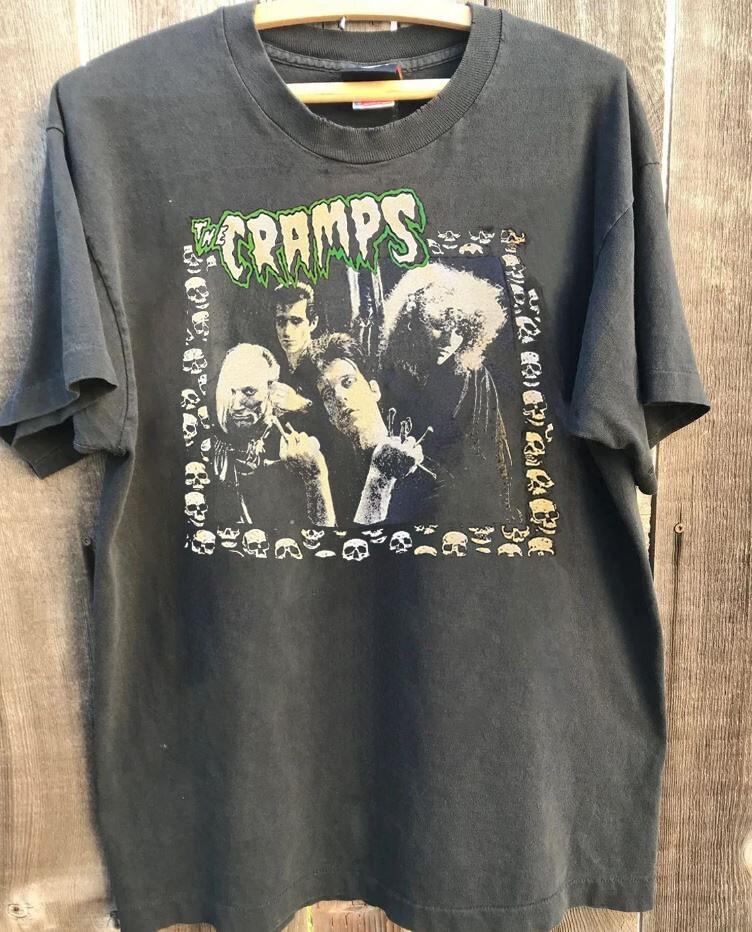 The Cramps Shirt The Cramps Charcoal T-shirt Unisex S-5XL VN5017 Unisex T-Shirt S
