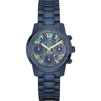 Mini Sunrise Blauw Roestvrij Staal Dames Quartz Horloge W0448L10