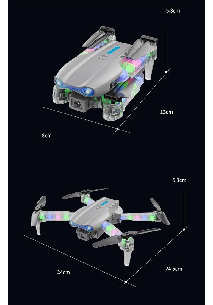 E99D Children's LED Drone with Remote Control & HD Aerial Photography