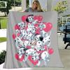 1pc 101 Dalmatians Printing Blanket - Soft, All-Season Throw for Office Blanket, Car, Travel