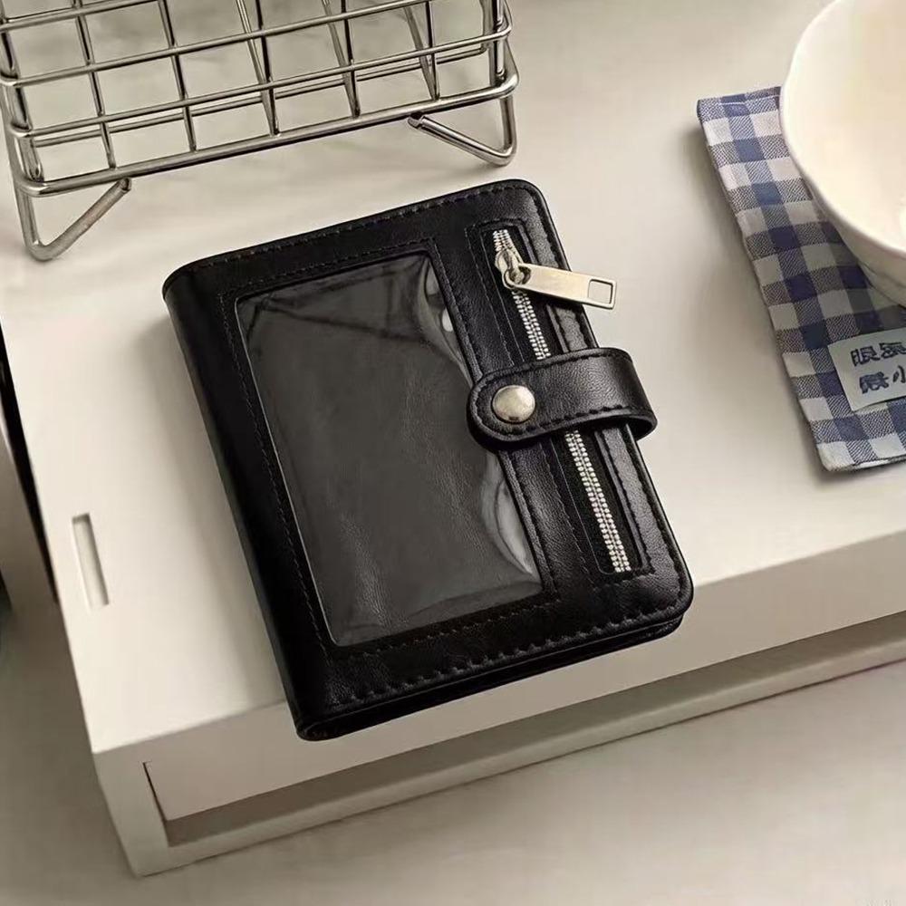 PU Leather M5 Notebook 5-Ring Loose-Leaf Pocket Journal Portable Binder Notebook  Students