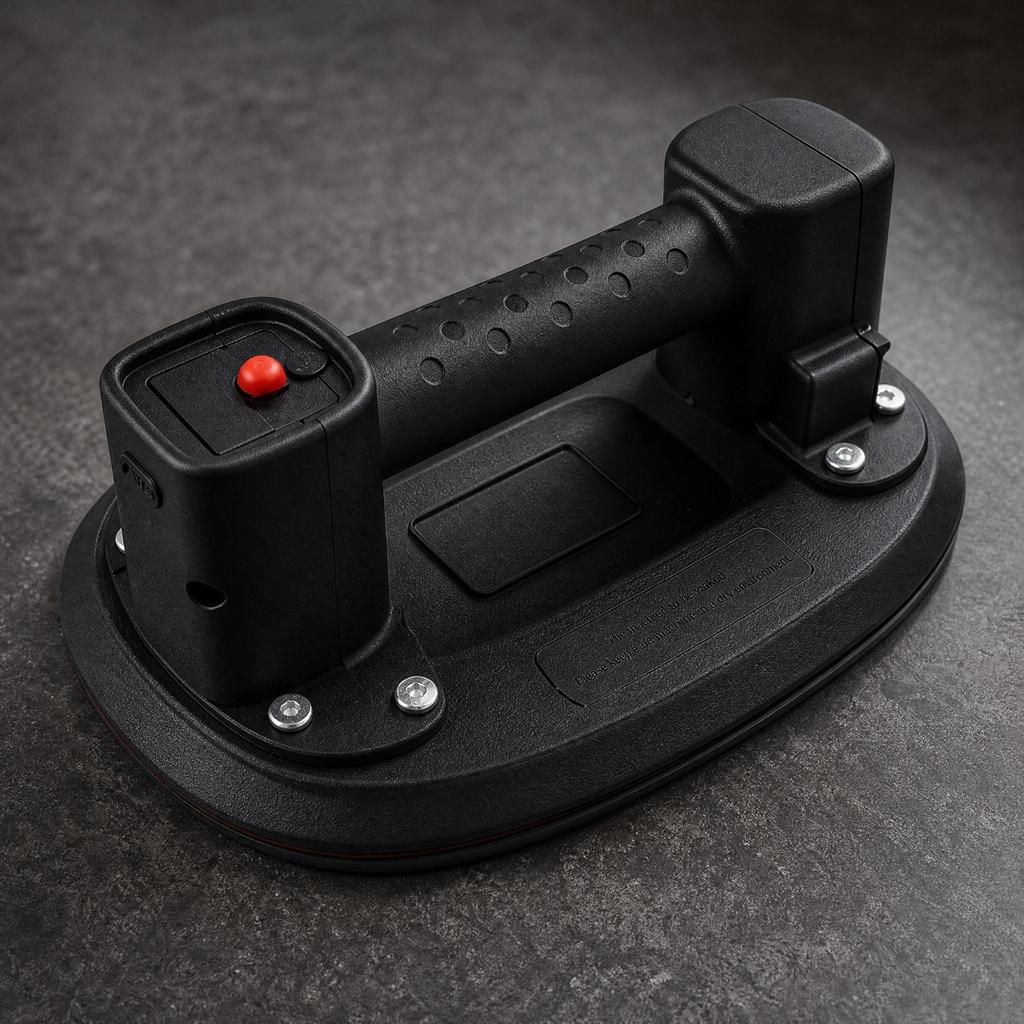 Electric Vacuum Suction Cup Ergonomic Tile with Carrying Case NonSlip Cordless