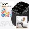 New Fashion Sports Blue Tooth Call Men Women Smart Watch Voice Assistant Waterproof Lady Heart Rate Health Weather Smartwatch