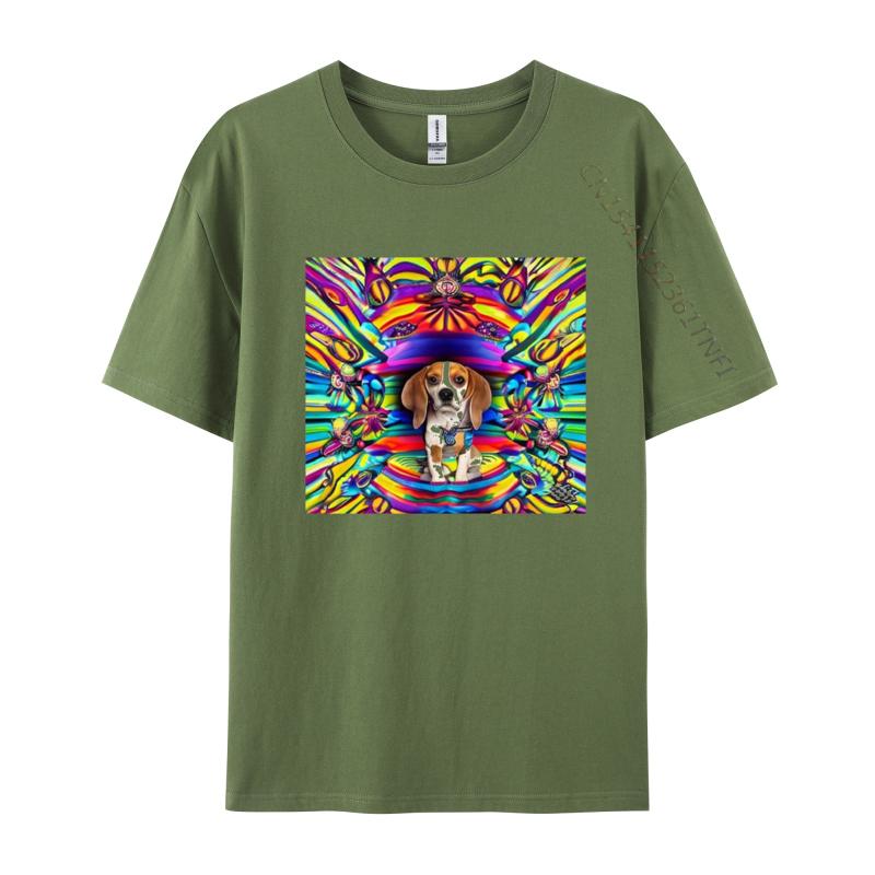 

The Beagles Tshirt Fashion Men Tee Shirts Casual Tops Shirts Soft Comfortable Mens Loose TShirt White 4XL