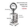 304 Stainless Steel U-Shaped Tiger Pipe Clamp Fastening Clip