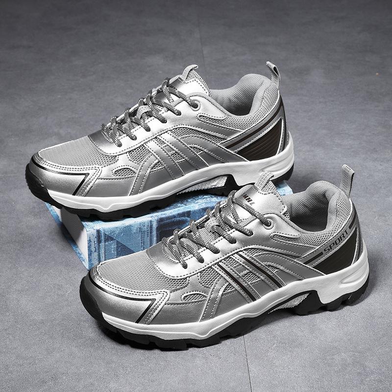 Fashion New Spring Autumn Couple Shoes Fashion Outdoors Sneakers Mesh Breathable Mens Casual Shoes Non Slip Mens Sneakers Plus Size