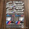 Fashion Motorcycle Helmet Body Reflective Decal Decoration Sticker For BMW E36 E46 E53 E90 E60 E61 E93 E87 X1 X3 X5 F30 F20 G30