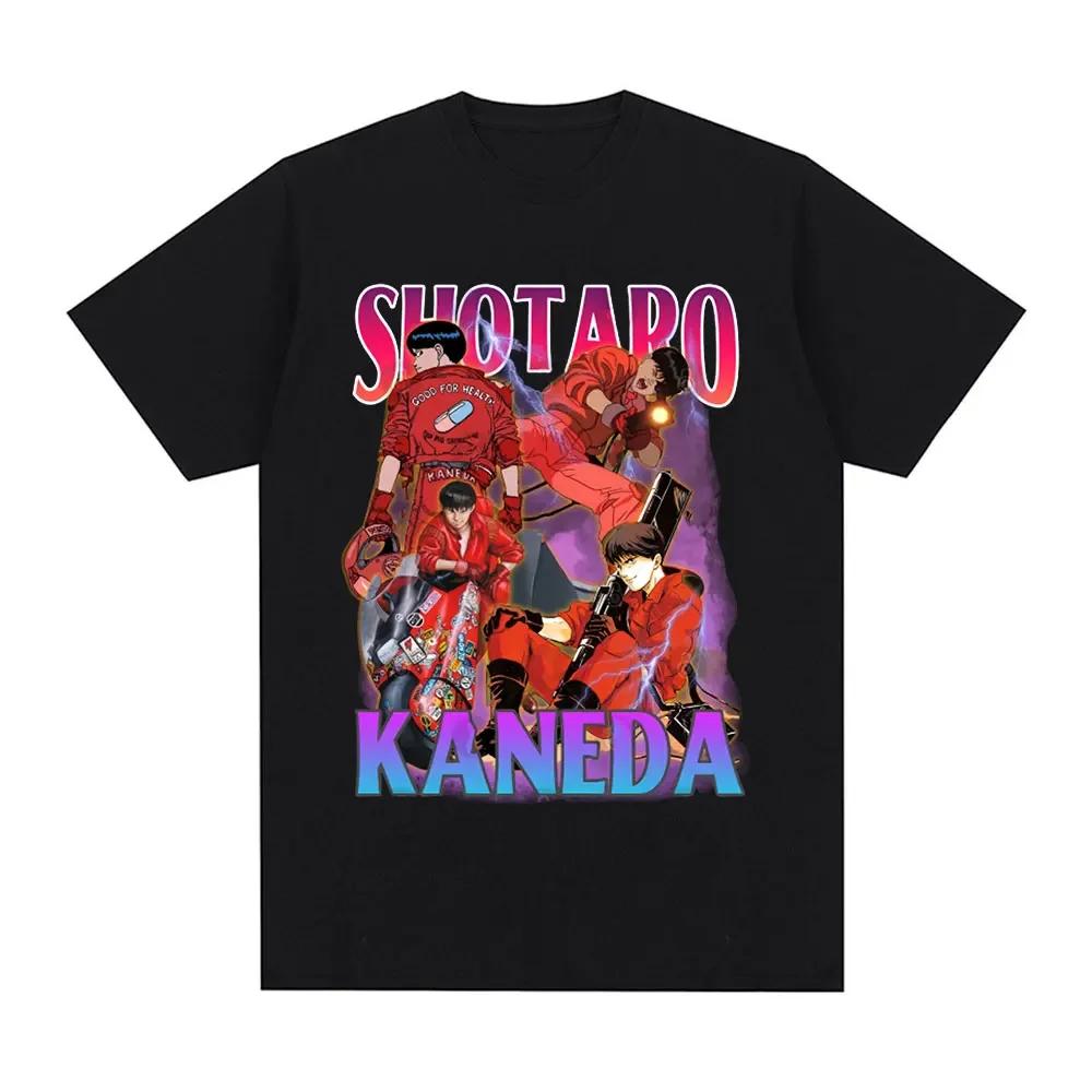 Japanese Anime Neo Tokyo Akira T Shirt Movie Science Fiction Manga Shotaro Kaneda Men Short Sleeve T Shirts 100% Cotton T-shirt