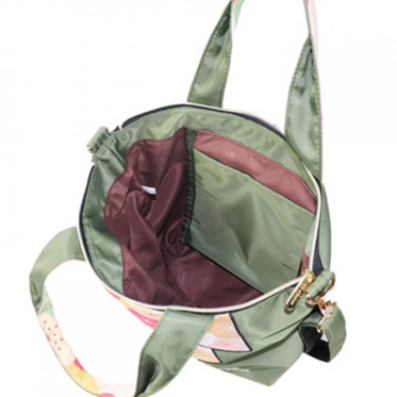 Misope Nylon Kimono CrossBody Bag B 7379 Bk