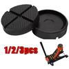 Car Lift Jack Stand Pads Black Rubber Slotted Floor Pad Frame Rail Adapte Auto SUV Van Pickup Lift Rubbers Jack Pads