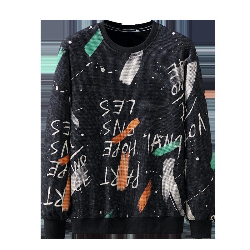 2021 Men's Plus Size Casual Crew Neck Sweatshirt - Spring/Autumn Trend