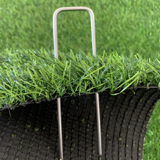 50 Buc. Țăruși de grădină cu 50 Buc. Garnituri Pini de peisaj din oțel galvanizat