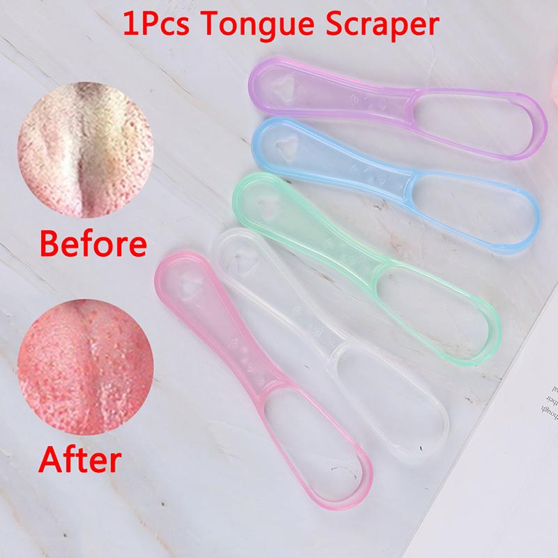 Tongue Scraper Cleaner Mouth Hand Scraper Brush Cleaning Dentalcare Oral Hygiene