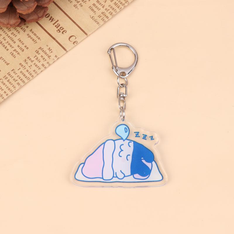 Acrylic Gogo Tamago Q Version Mobile Phone Chain Mametchi Kuchipatchi Mimitchi Gozarutchi Key Chain Cell Phone Pendant Gifts