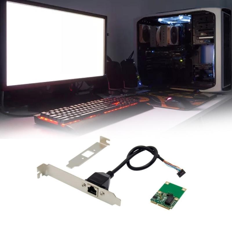 Mini PCIe Gigabit Single Port Server Networking Card I210AT Ethernet RJ45 Adaptors Card 2.5Gbps