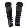 Cable Connectors Cable Glands Waterproof IP67 Plastic 5pcs Black Or White Easy To Tighten PG7 M12/PG9 M16/PG11