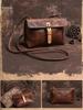 Johnature Vintage Genuine Leather Women's Small Bag Leisure Natural Soft Cowhide Solid Color Shoulder & Crossbody Bags