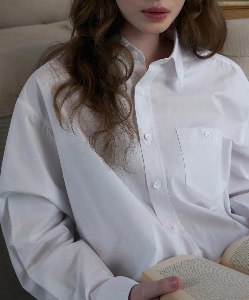 Deuloupisumeon Silket Cotton Tie Shirt [White]