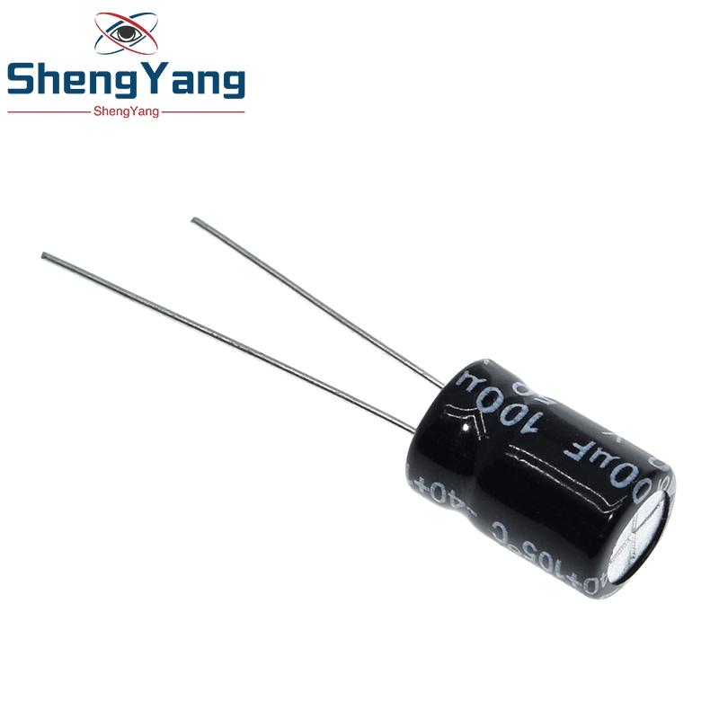 50/100PCS Higt Quality TZT 50V 100UF 8*12mm 100UF 50V 8*12 Electrolytic Capacitors